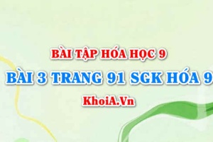 Bài 3 trang 91 SGK Hoá 9: Tính chất hóa học của axit cacbonic H2CO3 và muối Cacbonat